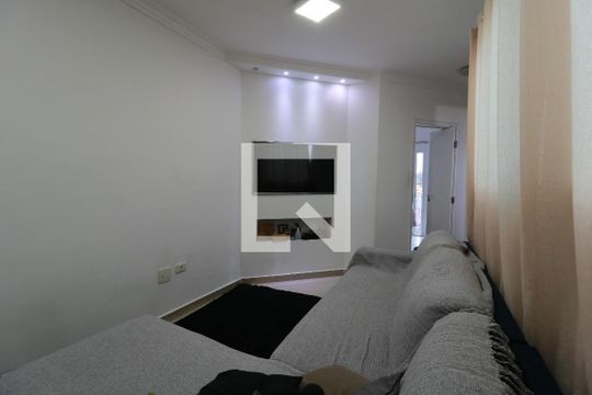 Sala de apartamento à venda com 2 quartos, 90m² em Parque Capuava, Santo André