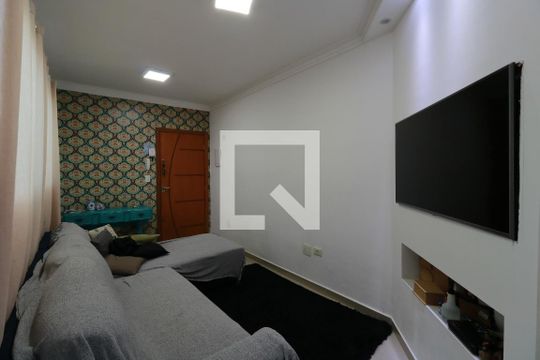 Sala de apartamento à venda com 2 quartos, 90m² em Parque Capuava, Santo André
