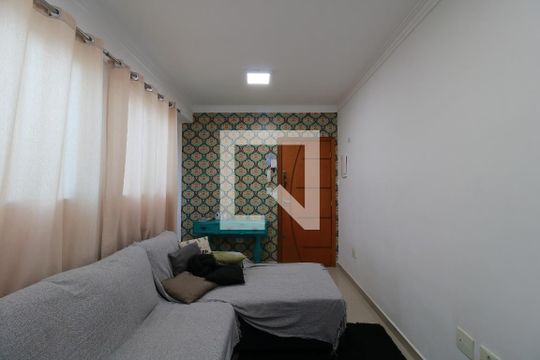 Sala de apartamento à venda com 2 quartos, 90m² em Parque Capuava, Santo André