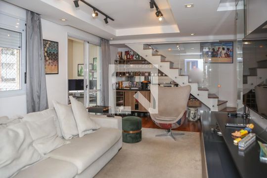 Sala de apartamento para alugar com 2 quartos, 151m² em Pompeia, São Paulo