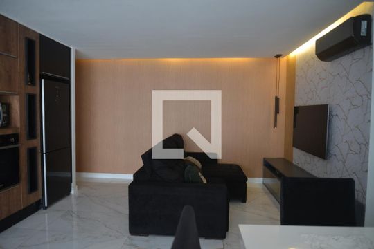Sala de apartamento à venda com 3 quartos, 88m² em Campestre, Santo André
