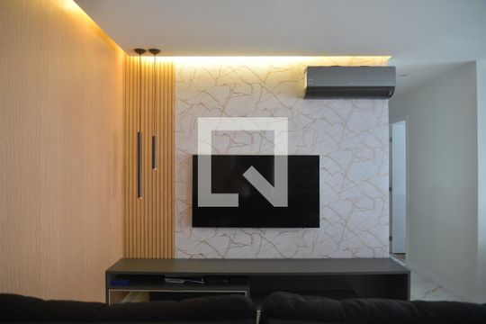 Sala de apartamento à venda com 3 quartos, 88m² em Campestre, Santo André