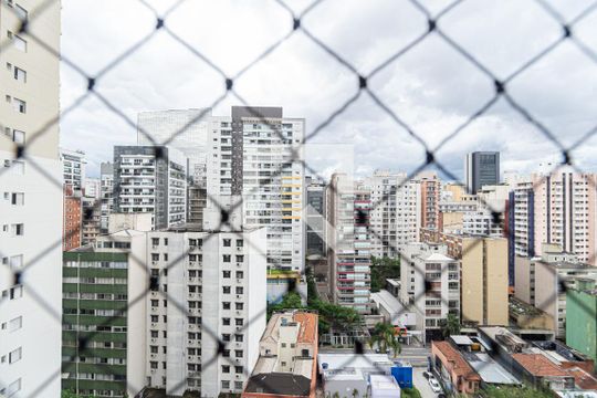 Vista do Quarto 2 de apartamento para alugar com 3 quartos, 123m² em Consolação, São Paulo