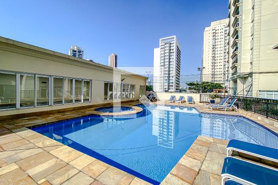 Área comum - Piscina de apartamento à venda com 3 quartos, 80m² em Vila Regente Feijó, São Paulo