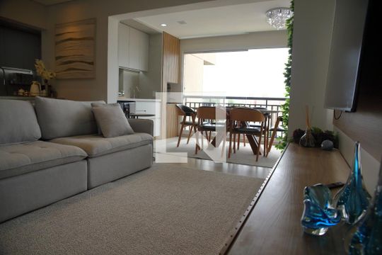 Sala de apartamento à venda com 2 quartos, 118m² em Baeta Neves, São Bernardo do Campo