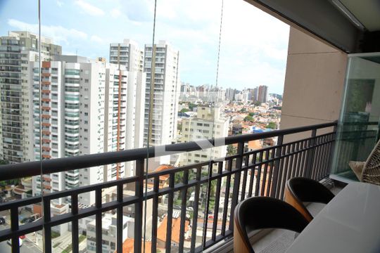 Varanda (gourmet) da Sala de apartamento à venda com 2 quartos, 118m² em Baeta Neves, São Bernardo do Campo