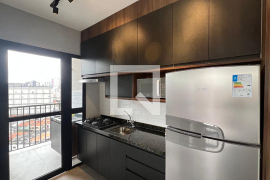 Cozinha de apartamento à venda com 2 quartos, 40m² em Pinheiros, São Paulo