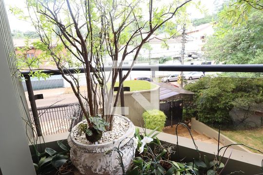 Varanda da Sala de apartamento à venda com 2 quartos, 157m² em Vila Morumbi, São Paulo