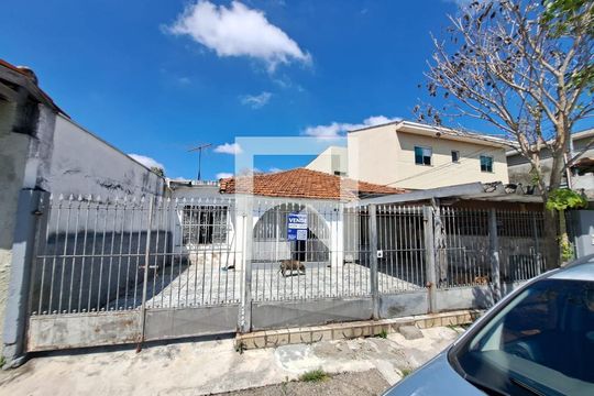 Fachada com Placa de casa à venda com 2 quartos, 410m² em Parque Edu Chaves, São Paulo