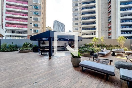 Área comum - Churrasqueira de kitnet/studio à venda com 1 quarto, 24m² em Vila Mariana, São Paulo