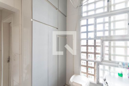 Área de Serviço de apartamento à venda com 3 quartos, 220m² em Rio Comprido, Rio de Janeiro