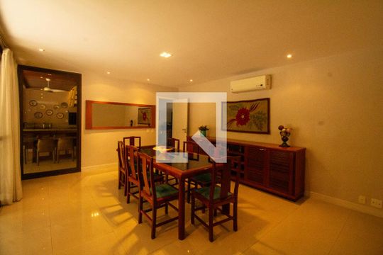 Sala de Jantar de apartamento para alugar com 5 quartos, 784m² em Barra da Tijuca, Rio de Janeiro