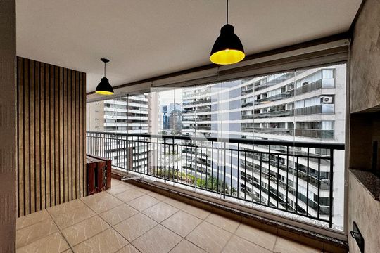 Varanda  de apartamento à venda com 3 quartos, 94m² em Vila Gertrudes, São Paulo