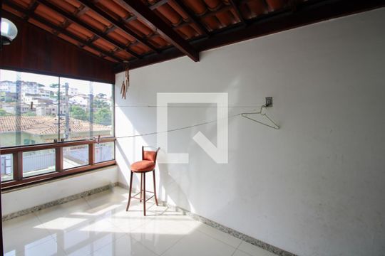 Varanda da Sala 3 de casa à venda com 3 quartos, 360m² em Santa Amelia, Belo Horizonte