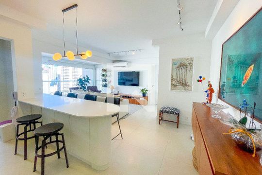 Sala de apartamento à venda com 1 quarto, 68m² em Sumaré, São Paulo