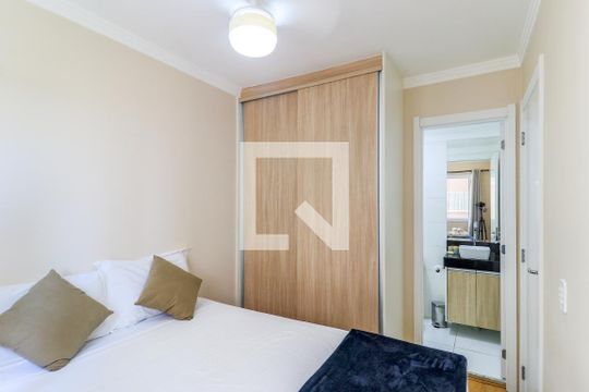 Suíte de apartamento à venda com 1 quarto, 26m² em Jardim Caravelas, São Paulo