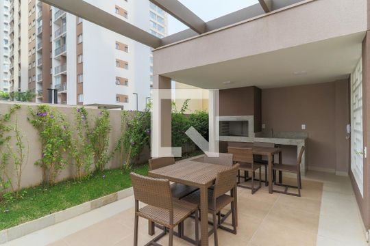 Área Comum - Churrasqueira de apartamento à venda com 1 quarto, 26m² em Jardim Caravelas, São Paulo
