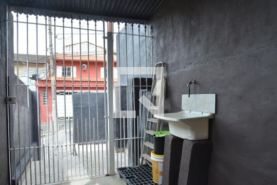 Área de Serviço de casa à venda com 2 quartos, 50m² em Vila Santo Alberto, Santo André
