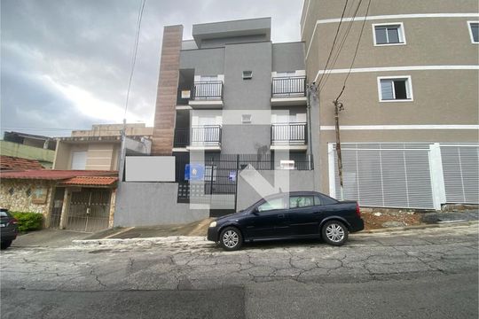 Fachada+placa de apartamento à venda com 2 quartos, 42m² em Jardim Coimbra, São Paulo