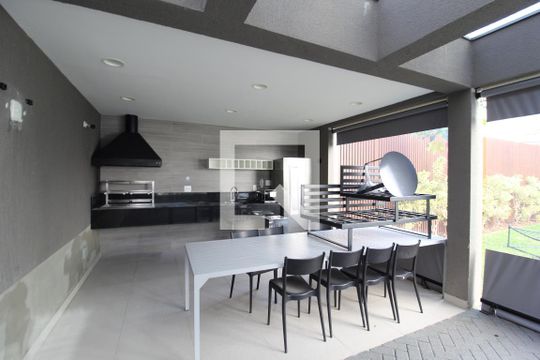 Área Comum - Churrasqueira de kitnet/studio para alugar com 1 quarto, 27m² em Vila Nova Conceição, São Paulo