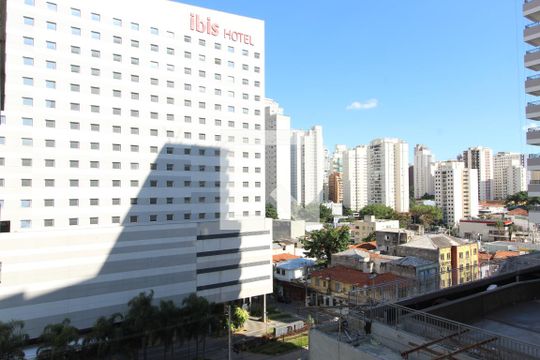 Vista da Varanda de kitnet/studio para alugar com 1 quarto, 27m² em Vila Nova Conceição, São Paulo