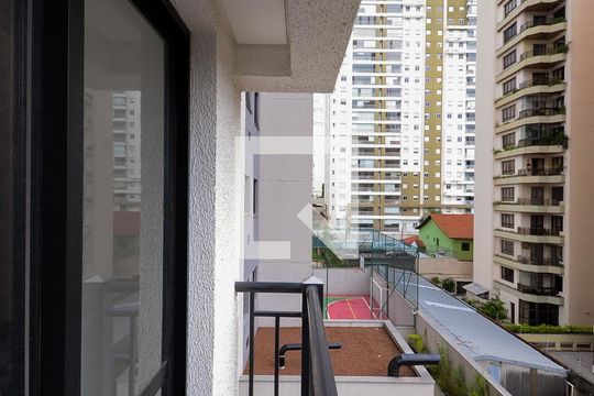 Varanda da Sala de apartamento à venda com 2 quartos, 46m² em Vila Galvão, Guarulhos