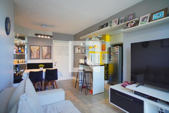 Sala de apartamento à venda com 2 quartos, 56m² em Jardim Itu, Porto Alegre