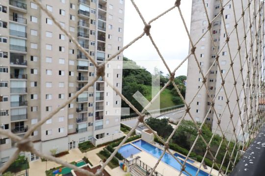 Varanda da Sala de apartamento à venda com 2 quartos, 50m² em Vila Andrade, São Paulo