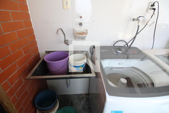 Área de Serviço de casa de condomínio à venda com 3 quartos, 275m² em Taquara, Rio de Janeiro