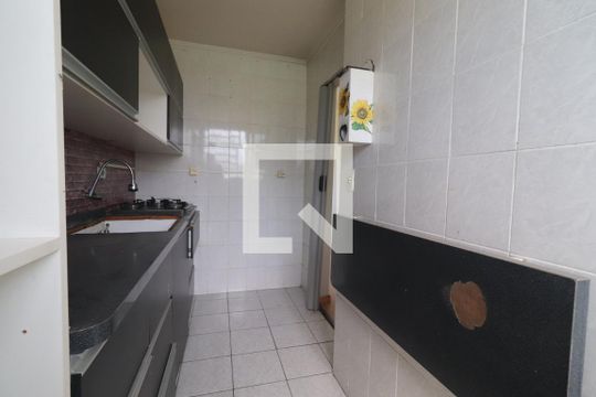 Cozinha de apartamento à venda com 2 quartos, 46m² em Canudos, Novo Hamburgo