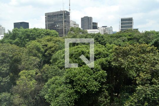 Vista da sala de apartamento para alugar com 3 quartos, 186m² em Jardim Paulista, São Paulo
