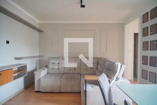 Sala de apartamento para alugar com 1 quarto, 55m² em Ideal, Novo Hamburgo