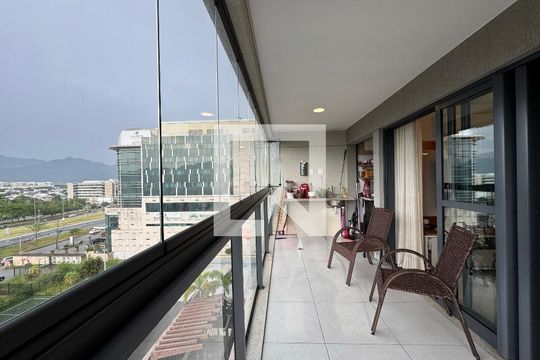 Varanda de apartamento à venda com 3 quartos, 85m² em Recreio dos Bandeirantes, Rio de Janeiro