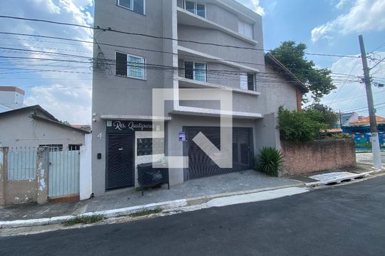 Fachada +Placa de apartamento à venda com 2 quartos, 40m² em Ponte Rasa, São Paulo