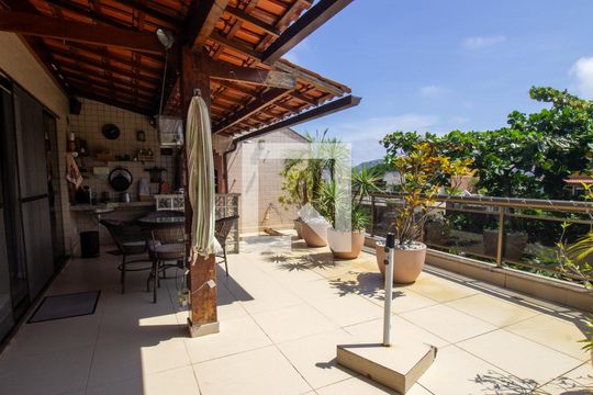 Varanda de apartamento à venda com 3 quartos, 200m² em Recreio dos Bandeirantes, Rio de Janeiro