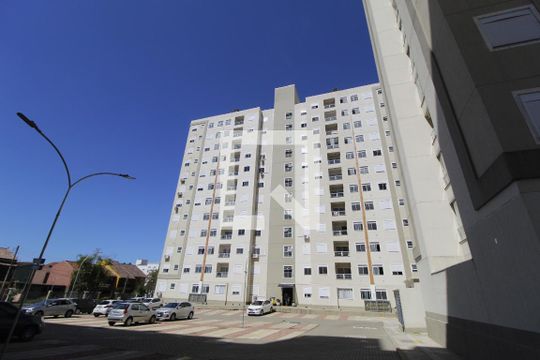 Fachada do bloco de apartamento para alugar com 2 quartos, 44m² em Protásio Alves, Porto Alegre