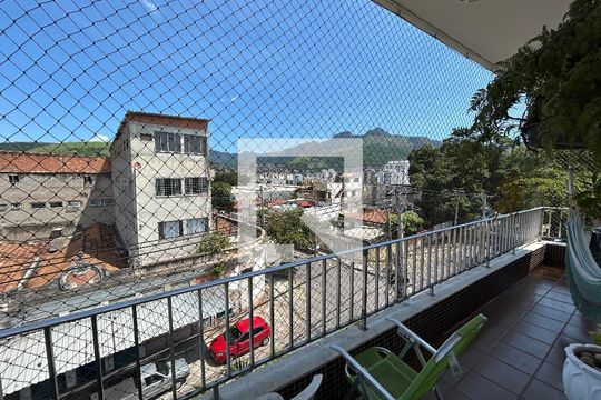 Varanda da Sala de apartamento à venda com 3 quartos, 140m² em Engenho Novo, Rio de Janeiro