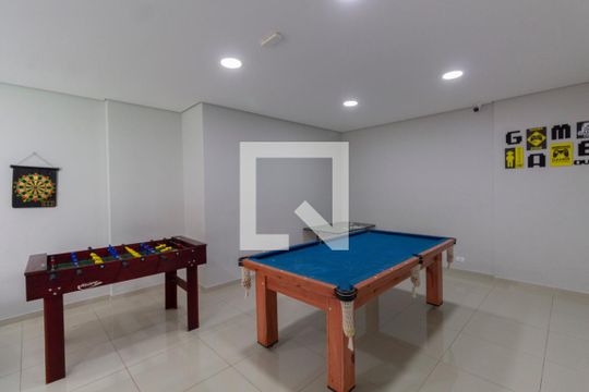 Área Comum - Sala de Jogos   de apartamento à venda com 1 quarto, 38m² em Itaquera, São Paulo
