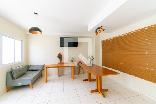 Área comum - Salão de festas de apartamento à venda com 1 quarto, 28m² em Vila Tolstoi, São Paulo