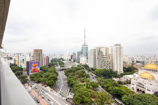 Vista de kitnet/studio para alugar com 1 quarto, 22m² em Paraíso, São Paulo