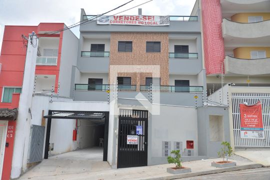 Fachada de apartamento à venda com 3 quartos, 160m² em Paraíso, Santo André