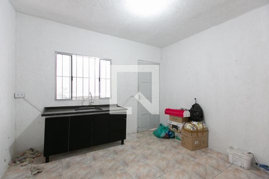 Cozinha de casa para alugar com 1 quarto, 50m² em Cidade Antônio Estêvão de Carvalho, São Paulo