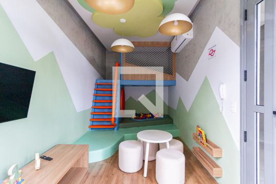 Área comum - Brinquedoteca de apartamento para alugar com 1 quarto, 38m² em Bela Vista, Osasco
