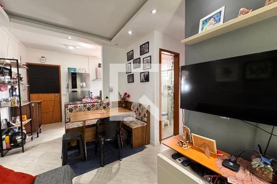 Sala de apartamento à venda com 2 quartos, 90m² em Vila Alto de Santo Andre, Santo André