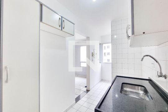 Cozinha / Lavanderia de apartamento para alugar com 2 quartos, 60m² em Monte Castelo, São José dos Campos
