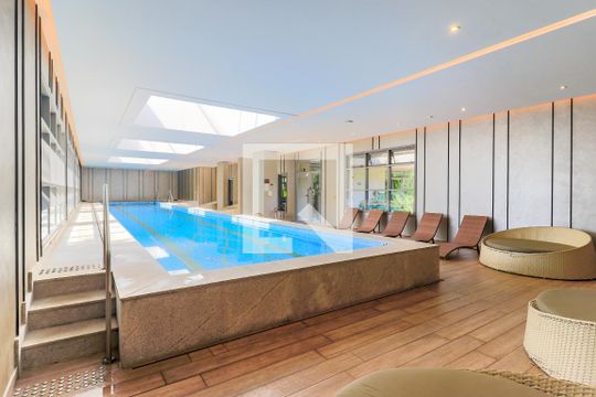Área comum - Piscina Coberta de apartamento à venda com 3 quartos, 113m² em Santo Amaro, São Paulo