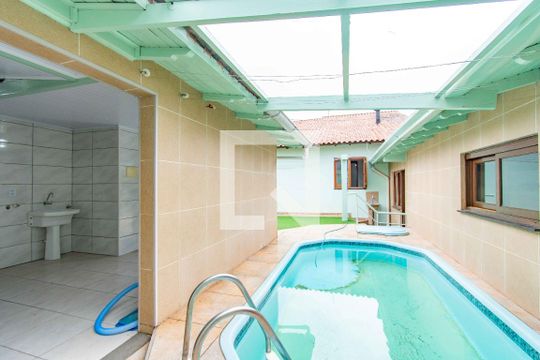 Área comum de casa para alugar com 3 quartos, 183m² em Fátima, Canoas