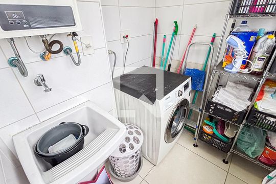 Área de Serviço de apartamento à venda com 2 quartos, 79m² em Campestre, Santo André