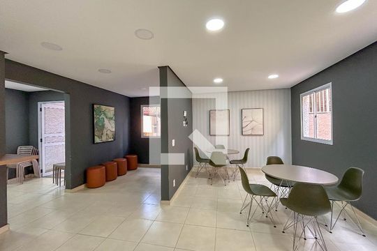 Área comum - Salão de festas de apartamento para alugar com 2 quartos, 35m² em Vila Nina, São Paulo