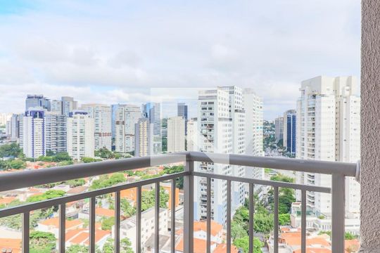 Varanda Técnica de kitnet/studio à venda com 1 quarto, 21m² em Santo Amaro, São Paulo
